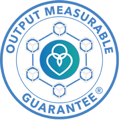 Output Measurable Guarantee certification seal