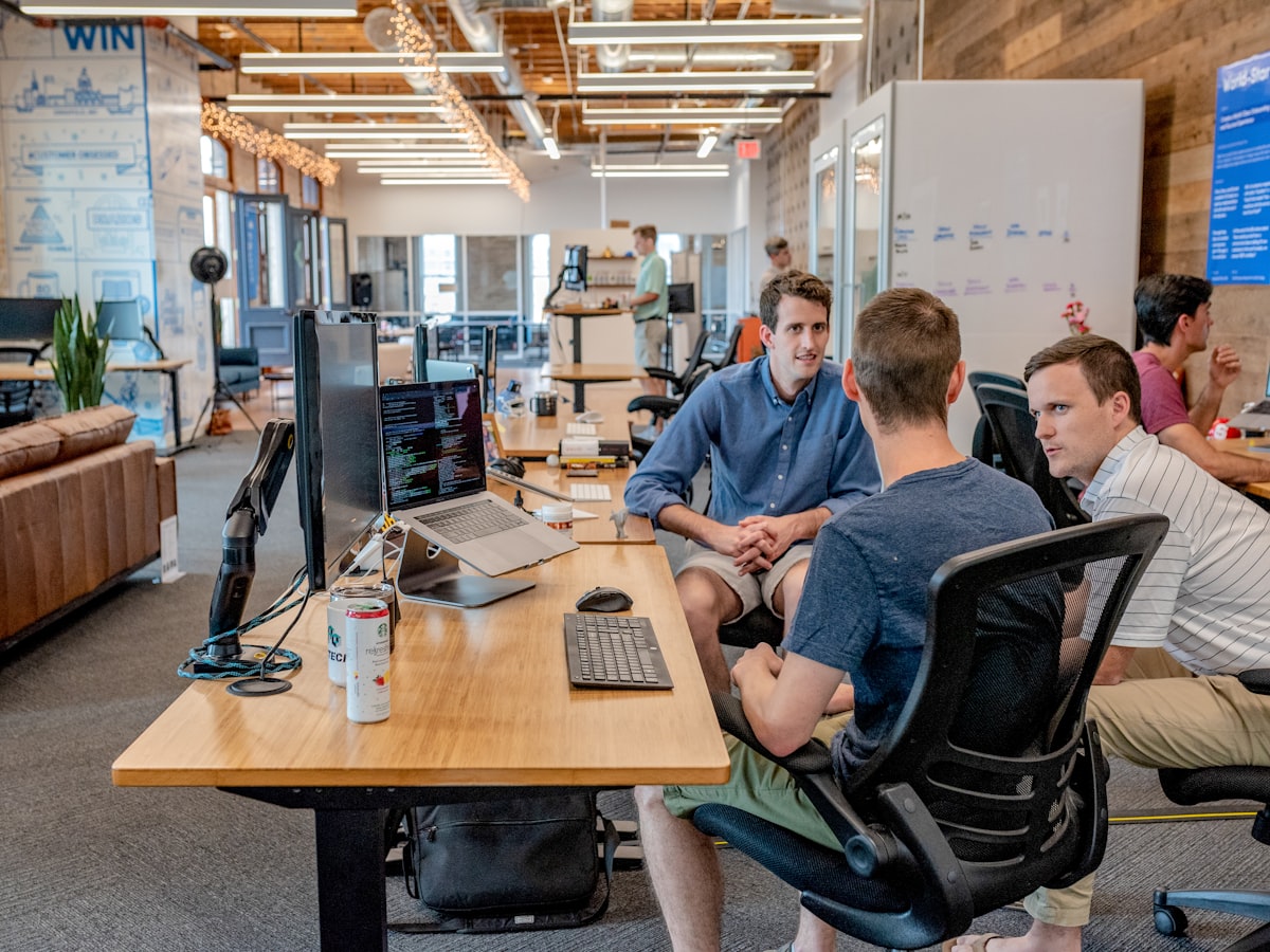 A team running a conscious commerce business together